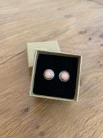 Pale Pink Domed Studs Medium by Zsuzsi Morrison
